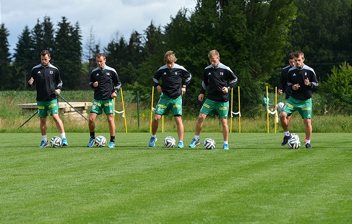 Dopolední trénink - příprava pokračuje