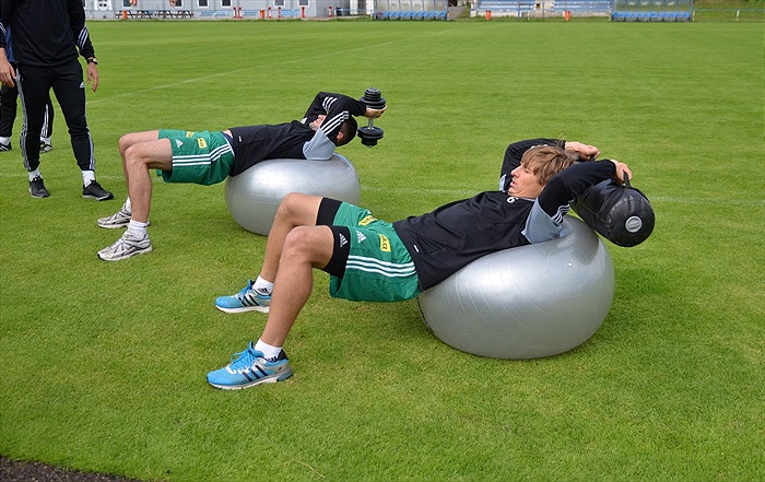 Dopolední trénink - příprava pokračuje