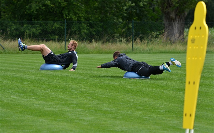 Dopolední trénink - příprava pokračuje