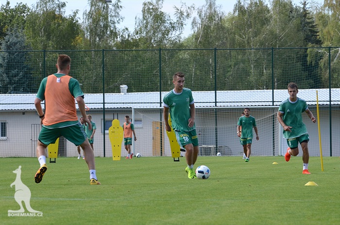 První trénink Dominika Maška