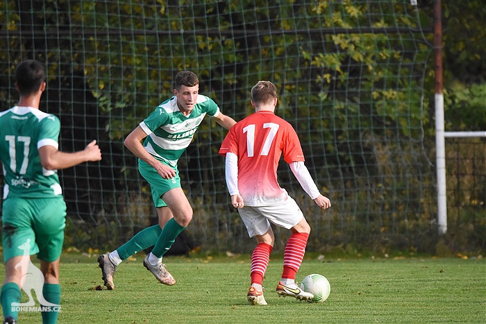 Povltavská fotbalová akademi - Bohemians B 1:2 (1:1)