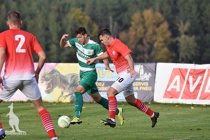 Povltavská fotbalová akademi - Bohemians B 1:2 (1:1)