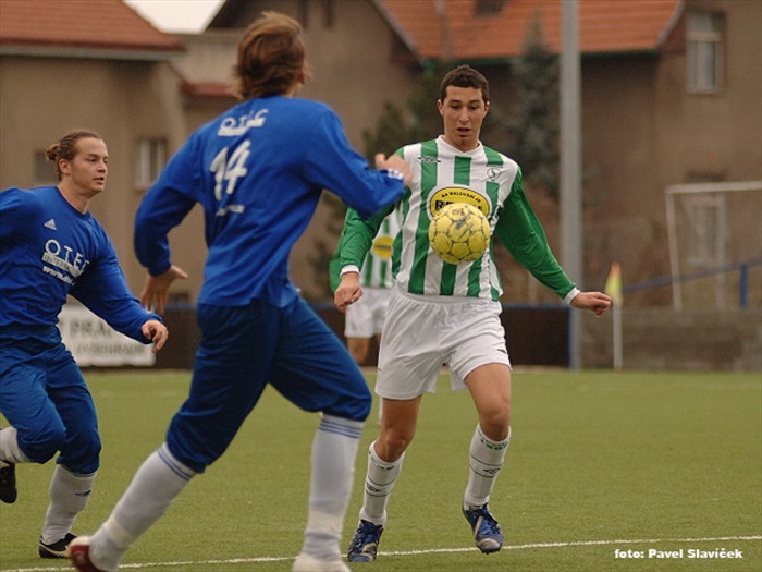 Do druhé půle nastoupil i dorostenec Jiří Ptáček