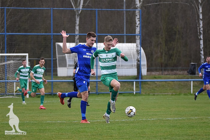Bohemians B - Králův Dvůr 3:1 (2:0)
