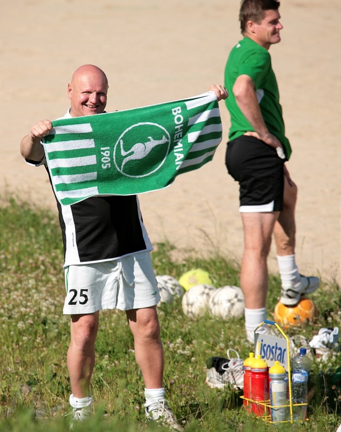 Vláďa Hric fanouškem i na tréninku.