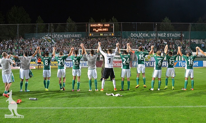 Bohemians Praha 1905 - FK Jablonec 2:0 (0:0)