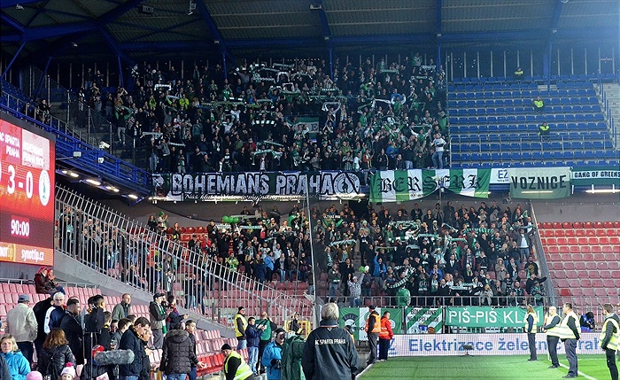 AC Sparta Praha - Bohemians Praha 1905 3:0 (1:0)