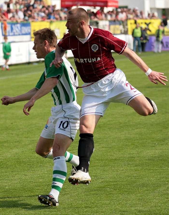 Bývalí spoluhráči z Ostravy - Slezák a Řepka.