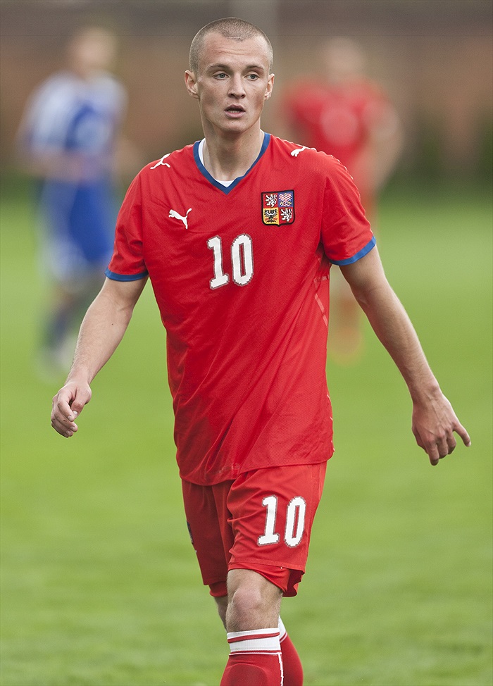 Martin Nešpor při reprezentační premiéře.