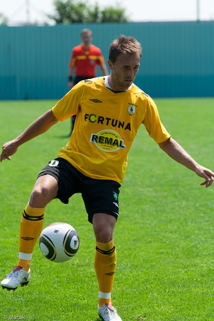 Utkání Bohemians - Rožumberok 0:1 na turnaji v Xaverově 2010.