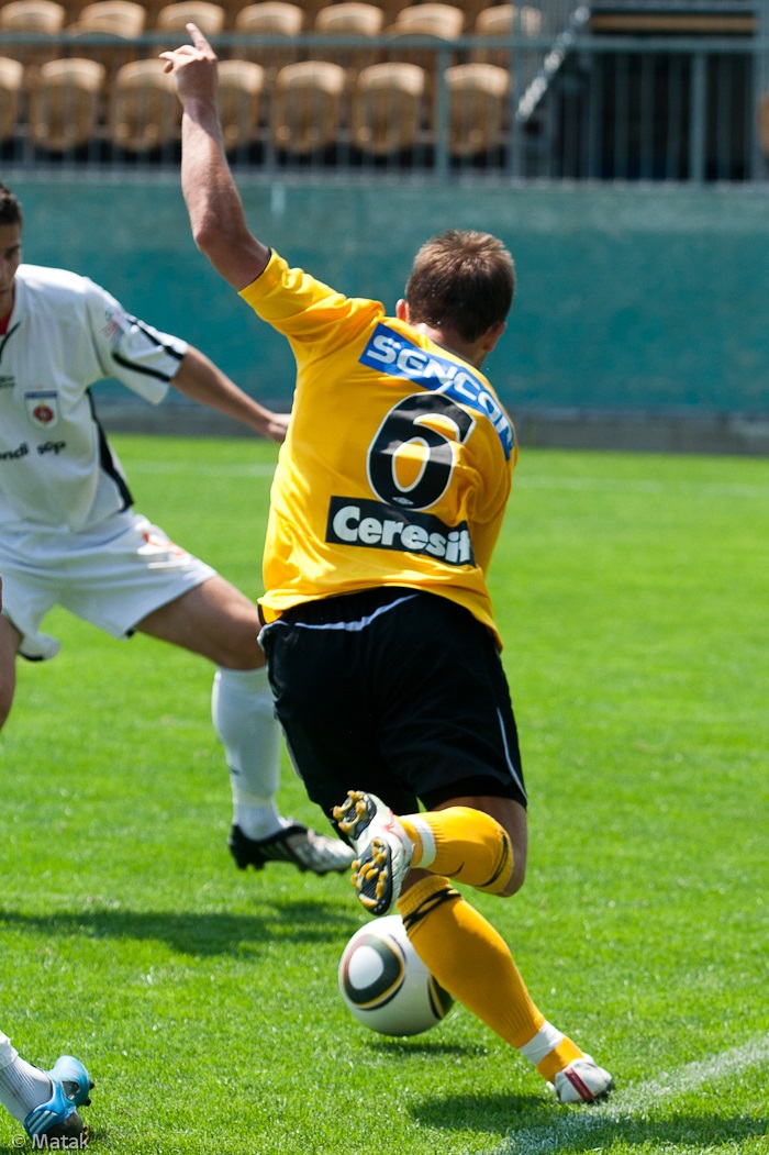 Utkání Bohemians - Rožumberok 0:1 na turnaji v Xaverově 2010.