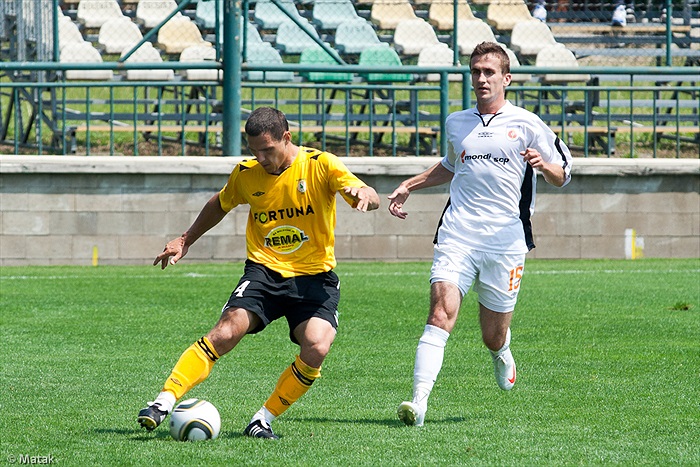 Utkání Bohemians - Rožumberok 0:1 na turnaji v Xaverově 2010.