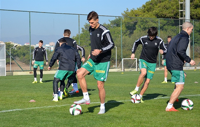 Páteční trénink na soutsředění