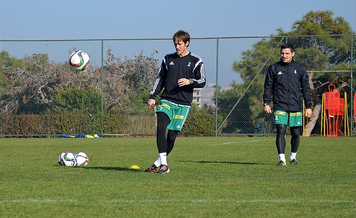 Páteční trénink na soutsředění