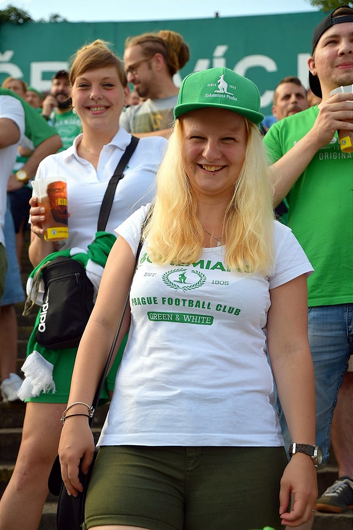 Dění na tribunách: Bohemians - Slovácko