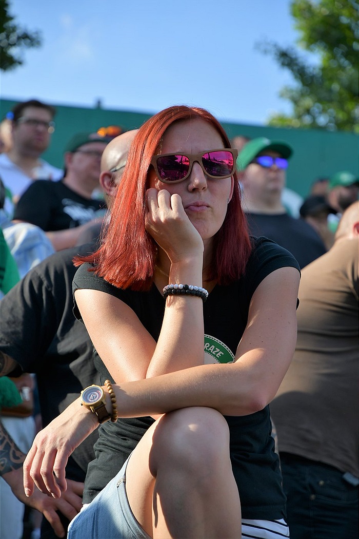 Dění na tribunách: Bohemians - Slovácko