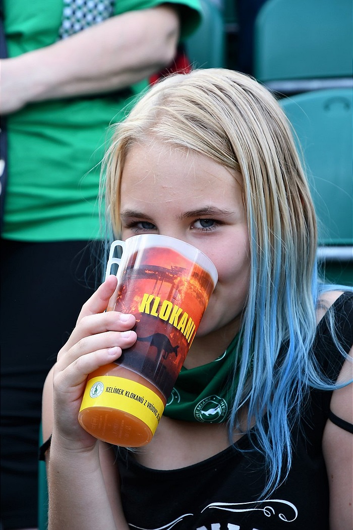 Dění na tribunách: Bohemians - Slovácko