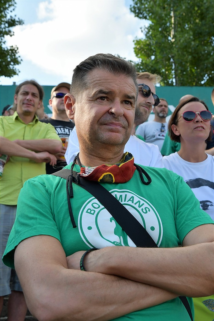 Dění na tribunách: Bohemians - Slovácko