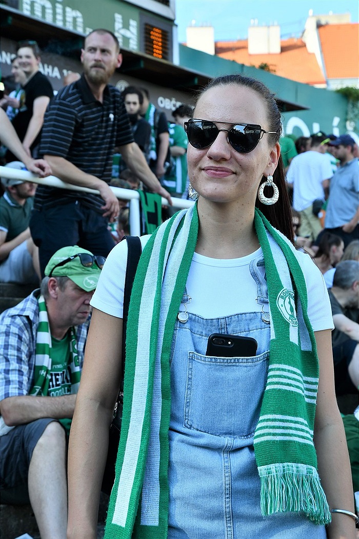 Dění na tribunách: Bohemians - Slovácko