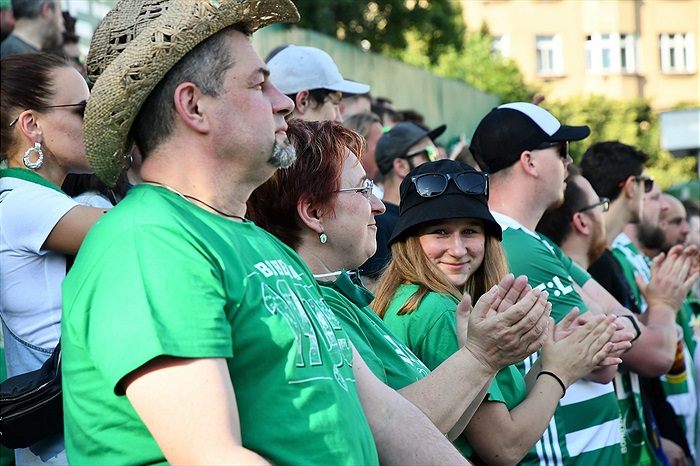Dění na tribunách: Bohemians - Slovácko