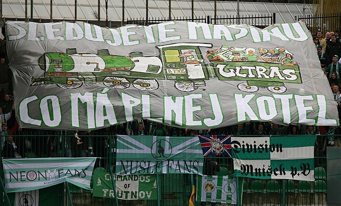 Choreo před utkáním.