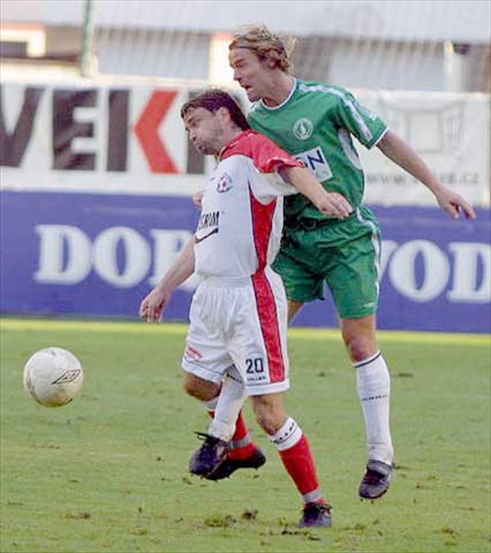 Martin Třasák v souboji se zlínským Koubkem