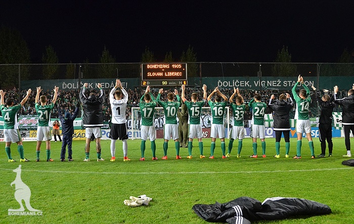 Bohemians Praha 1905 - FC Slovan Liberec 2:1 (1:0)