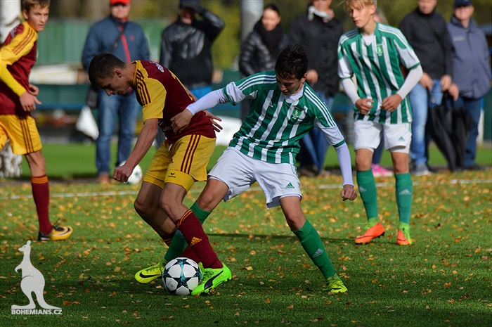 U16: Bohemians - Dukla 2:2