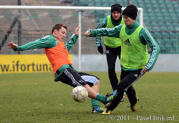 Bohemka se připravuje na utkání s Plzní