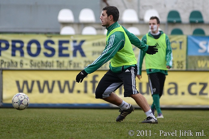 Bohemka se připravuje na utkání s Plzní