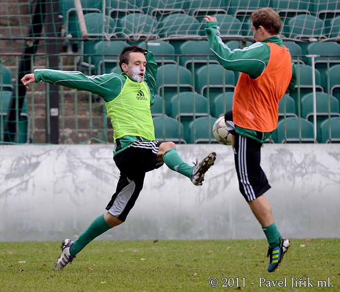 Bohemka se připravuje na utkání s Plzní