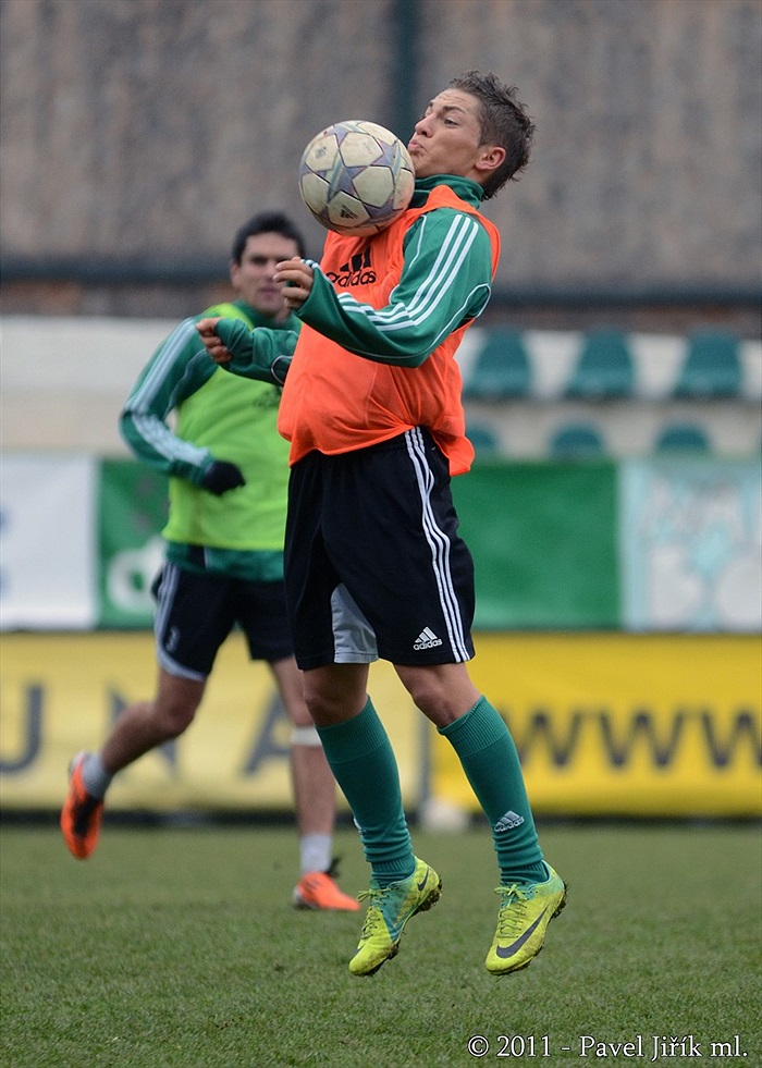 Bohemka se připravuje na utkání s Plzní