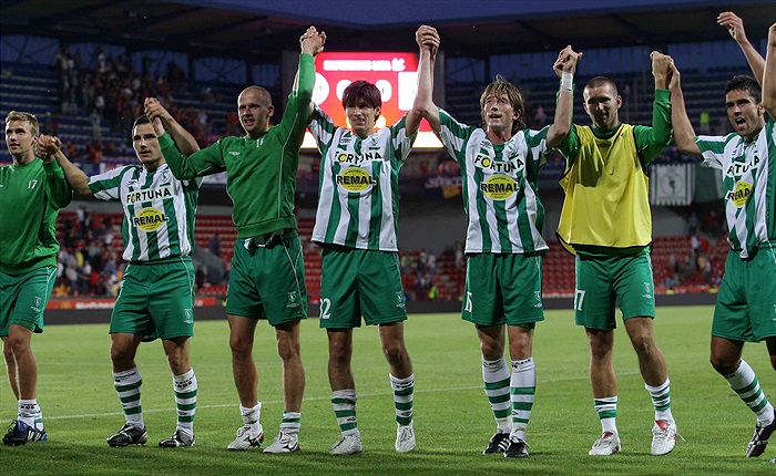 Děkovačka po utkání.