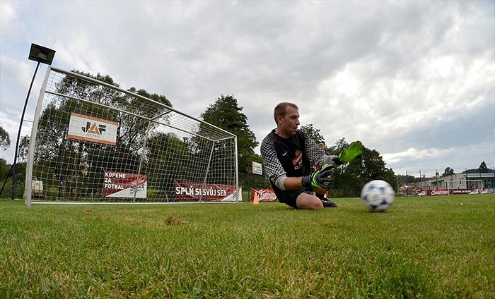 Trénink TJ Sokol Postupice pod vedením trenérů Bohemians