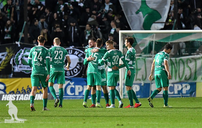 Bohemians - Zlín 3:2 (0:2)
