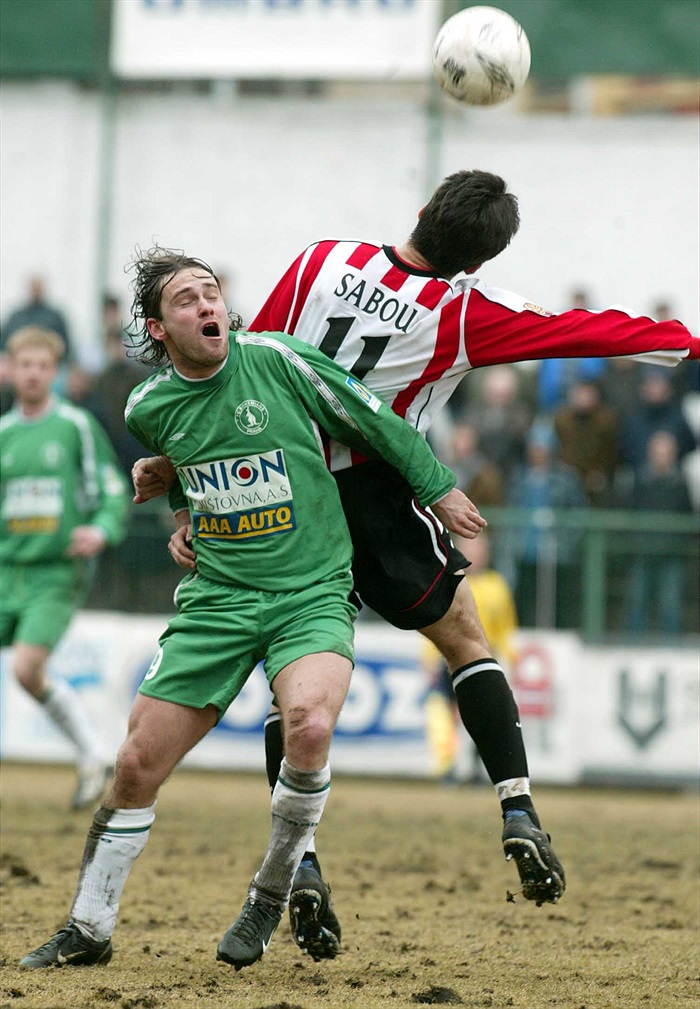 Karol Kisel v souboji se žižkovským Sabou