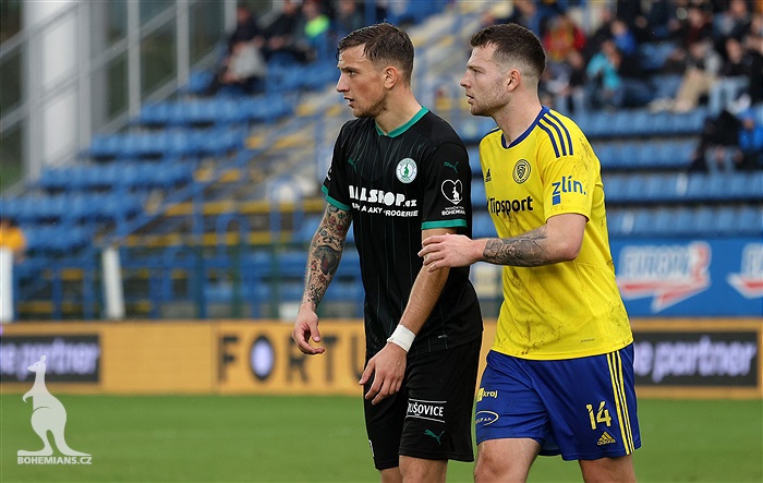 Zlín - Bohemians 2:2 (0:1)