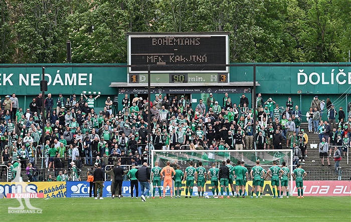 Bohemians - Karviná 1:3 (1:0)