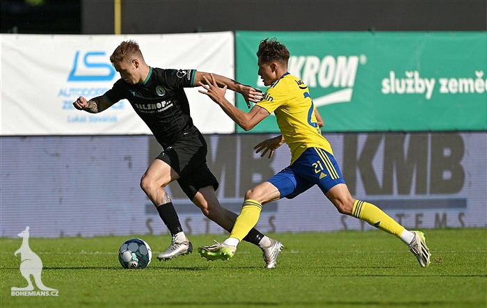 Zlín - Bohemians 1:2 (1:1)