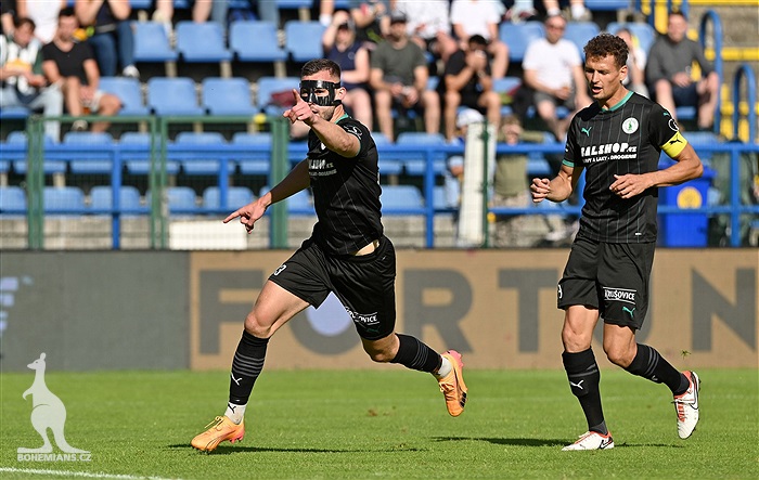 Zlín - Bohemians 1:2 (1:1)