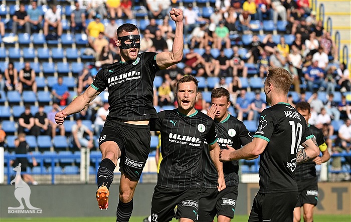 Zlín - Bohemians 1:2 (1:1)