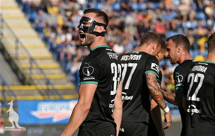 Zlín - Bohemians 1:2 (1:1)