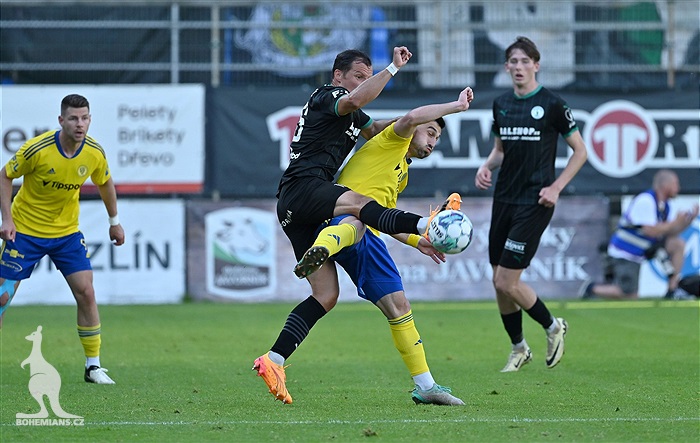 Zlín - Bohemians 1:2 (1:1)