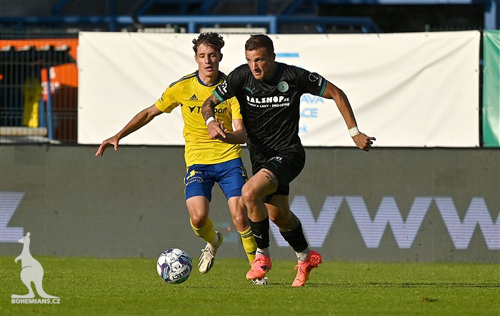 Zlín - Bohemians 1:2 (1:1)