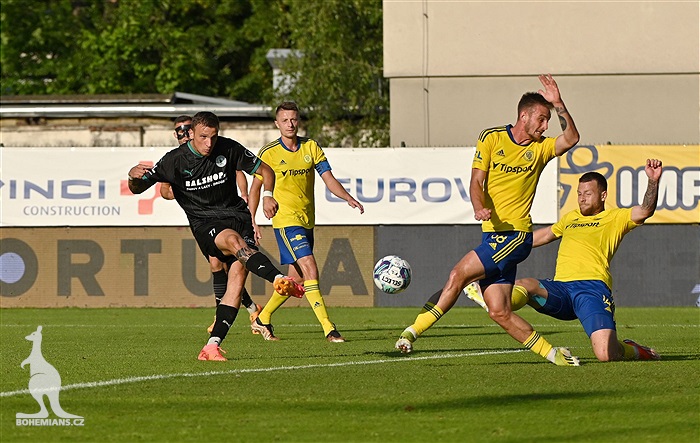Zlín - Bohemians 1:2 (1:1)