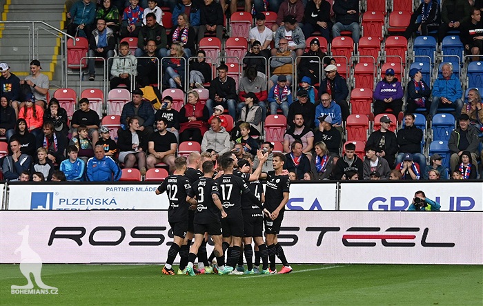 Plzeň - Bohemians 0:2 (0:2)