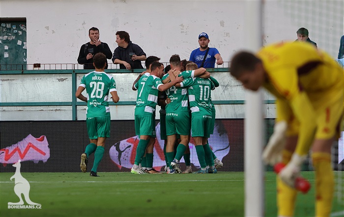 Bohemians - Olomouc 3:2 (1:2)