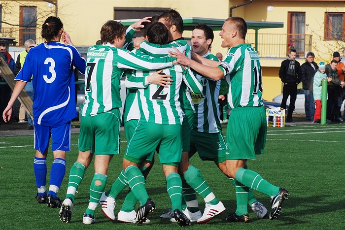 Oslava prvního gólu