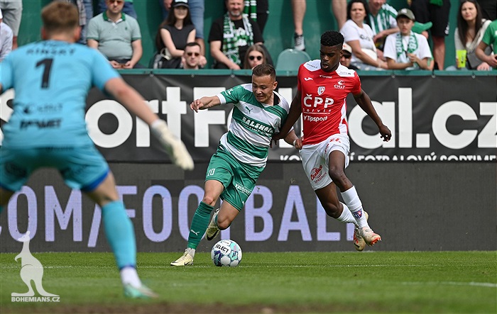 Bohemians - Pardubice 2:1 (1:0)