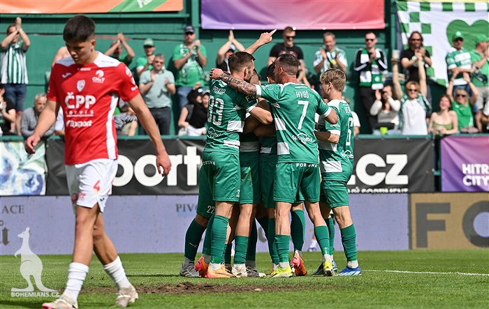 Bohemians - Pardubice 2:1 (1:0)
